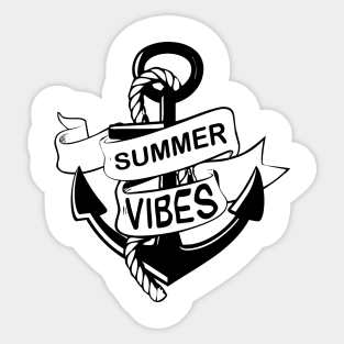 Summer Vibes Cool Design | Beach sailling captain Sticker